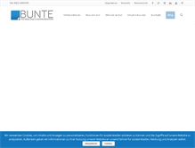 Tablet Screenshot of bunte-tk.de
